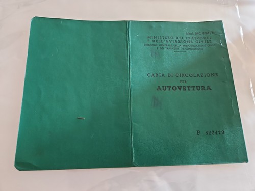 Carta circolazione epoca - carta, di