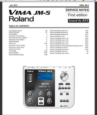 Roland JM-5 Vima service