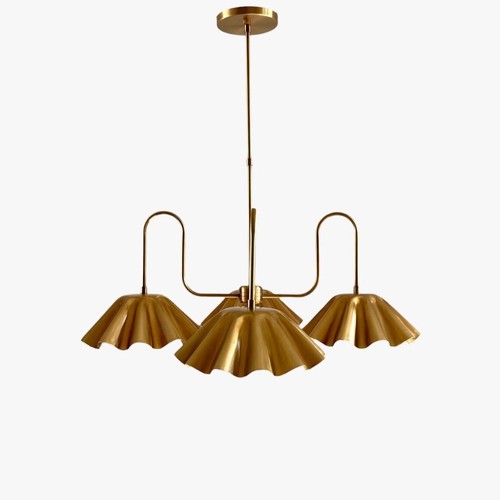 Lampadario sputnik ottone - lampadario,