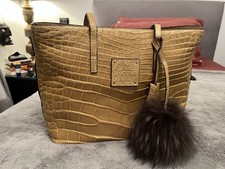 Borsa tote vero - vero, coccodrillo