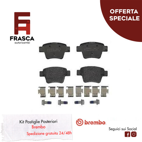 Pastiglie freno posteriori - pastiglie,