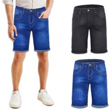 Bermuda uomo corto jeans - bermuda,