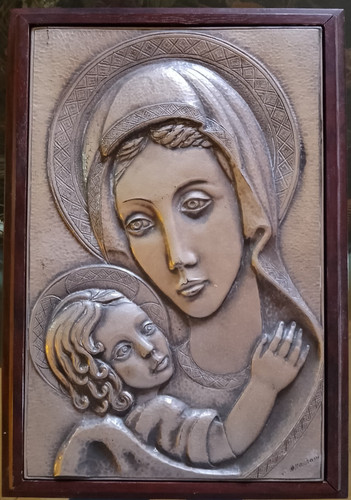 Basso rilievo argento - basso, 925