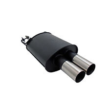 Scarico sportivo Novus per BMW E39 2x76 mm design RL silenziatore con ABE