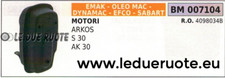 4098034B MARMITTA SILENZIATORE SCARICO MOTORE EFCO SABART EMAK ARKOS S AK 30