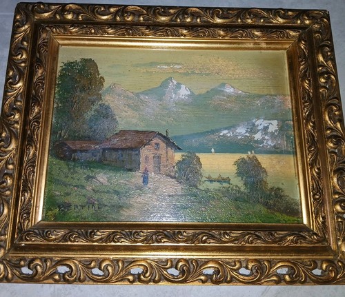 Dipinto olio firmato - ,