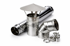 Canna fumaria acciaio inox
