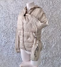 PIUMINO PLEASE BEIGE PIUMA D'OCA IMPERMEABILE 100 GRAMMI MEZZA STAGIONE