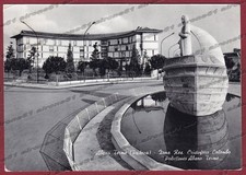 PADOVA ABANO TERME 55 Zona CRISTOFORO COLOMBO - OSPEDALE Cartolina viagg. 1962