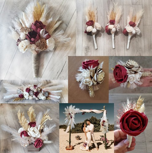 Bouquet sposa erba pampas - da,