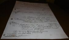 fattura vecchia antica