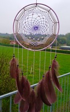 acchiappasogni artigianale fatto a mano, regalo originale d'arredo, portafortuna