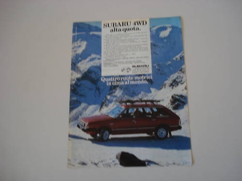 Advertising pubblicità 1982 - pubblicità,