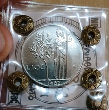 100 Lire Minerva1962 FDC. Uncirculated Molto Rara  Conservazione Eccezionale 