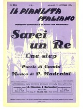 1934 CAMBI - P. MADONINI Sarei