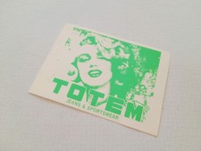 Adesivo stickers vintage TOTEM Jeans &Sportswear ( Anni 80/90 )