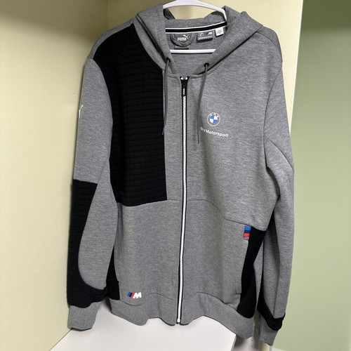 Felpa con cappuccio puma bmw - con,