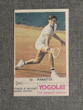 Figurina Yogolat 1972 Adriano Panatta #32 Tennis Nuova