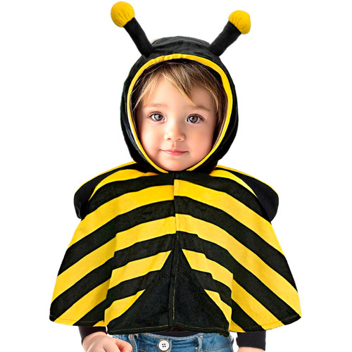 Poncho peluche con - in,