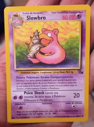 Slowbro set fossil - slowbro, (anno