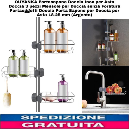 Portasapone per asta doccia - per,