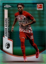 2023-24 Topps Chrome Bundesliga Aqua Prism Refractors #40 Junior Adamu - SCR