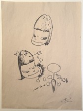 Yoshitomo Nara Disegno su