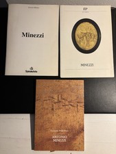 LOTTO CATALOGHI ANTONIO MINEZZI Dedica autografo pittore