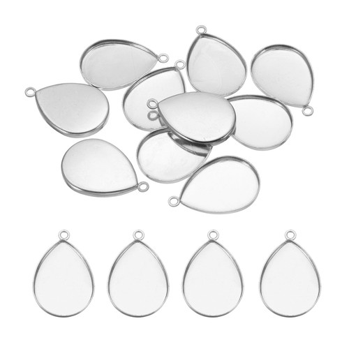 10pcs vassoi pendenti 13x18mm - vassoi,