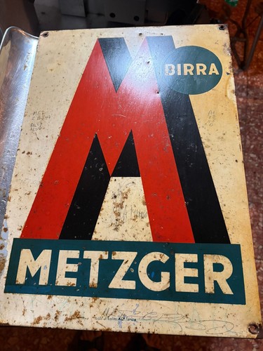 Insegna birra metzger - insegna,