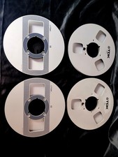 N.4 Bobine TDK 267 (2) in Alluminio 26 Cm Attacco NAB 