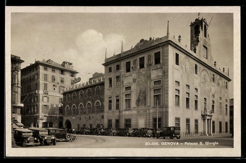 Cartolina genova palazzo s - genova,,