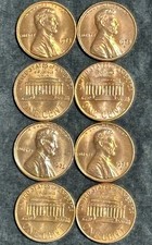 SET DI 8 PENNY COMMEMORATIVI