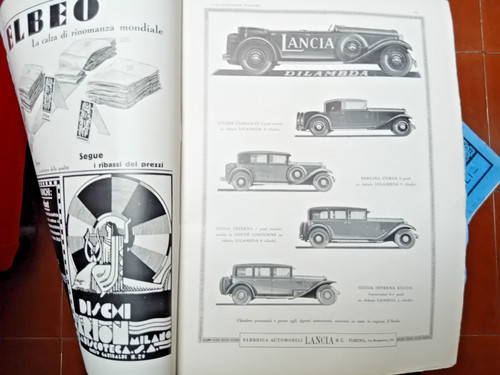 Pubblicità advertising lancia - pubblicità,