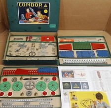 "meccano" Condor 6 - anni 80, 403 pezzi di 63 tipi,  100% COMPLETO, verificato
