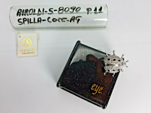 Spilla argento - (coccinella),