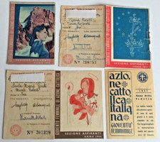 4 TESSERE GIOVENTU' FEMMINILE