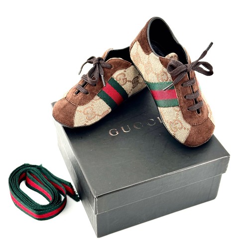 Gucci scarpe bambino tela - bambino, gg