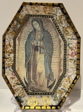 Vassoio decoupage in vetro