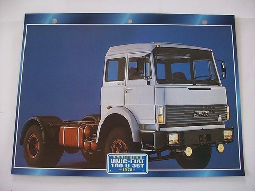 Carte fiche camion tracteur - carte,