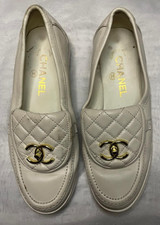 Mocassini bianchi Chanel 25B