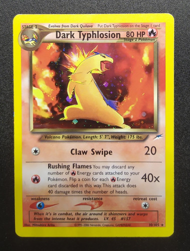 Dark typhlosion holo - typhlosion,