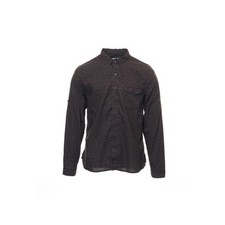 Camicia uomo Converse tela nera con bottoni manica a linguetta floreale (media, vino) 98€