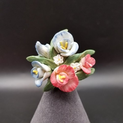 Spilla bouquet rose vintage - spilla,
