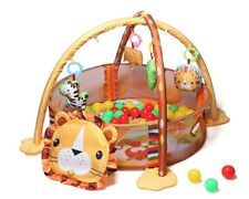 Palestrina Box Tappeto Neonato Bambino Leoncino con Recinto e 30 Palline