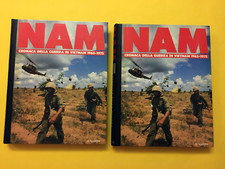 NAM. Cronaca della guerra in Vietnam 1965-1975. 2 Volumi-libro De Agostini 1989