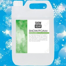 10 LITRI LIQUIDO NEVE PRONTO USO tanica bidone 5L snow fluid feste schiuma party