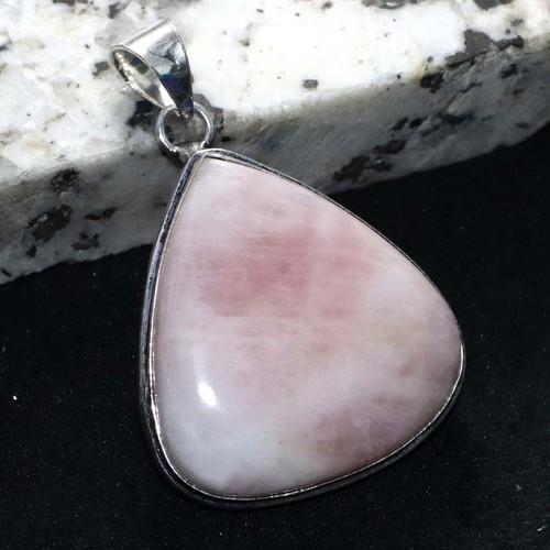 Ciondolo kunzite placcato