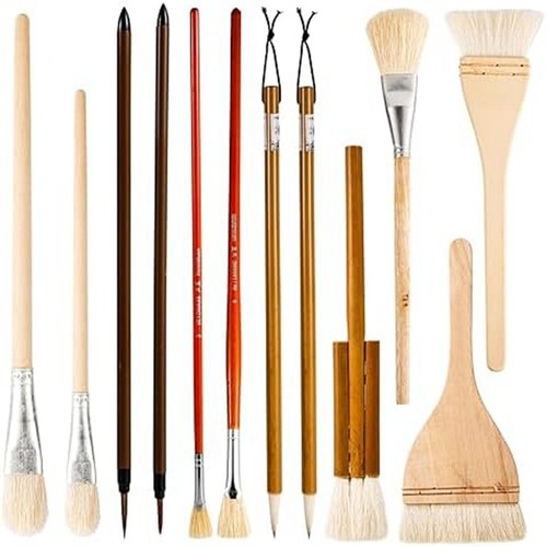 Set pennelli per smalto nel - smalto,