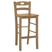 Sgabello di legno h66cm con